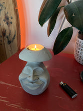 Load image into Gallery viewer, Raw Cement Funguy - Tea Light Holder